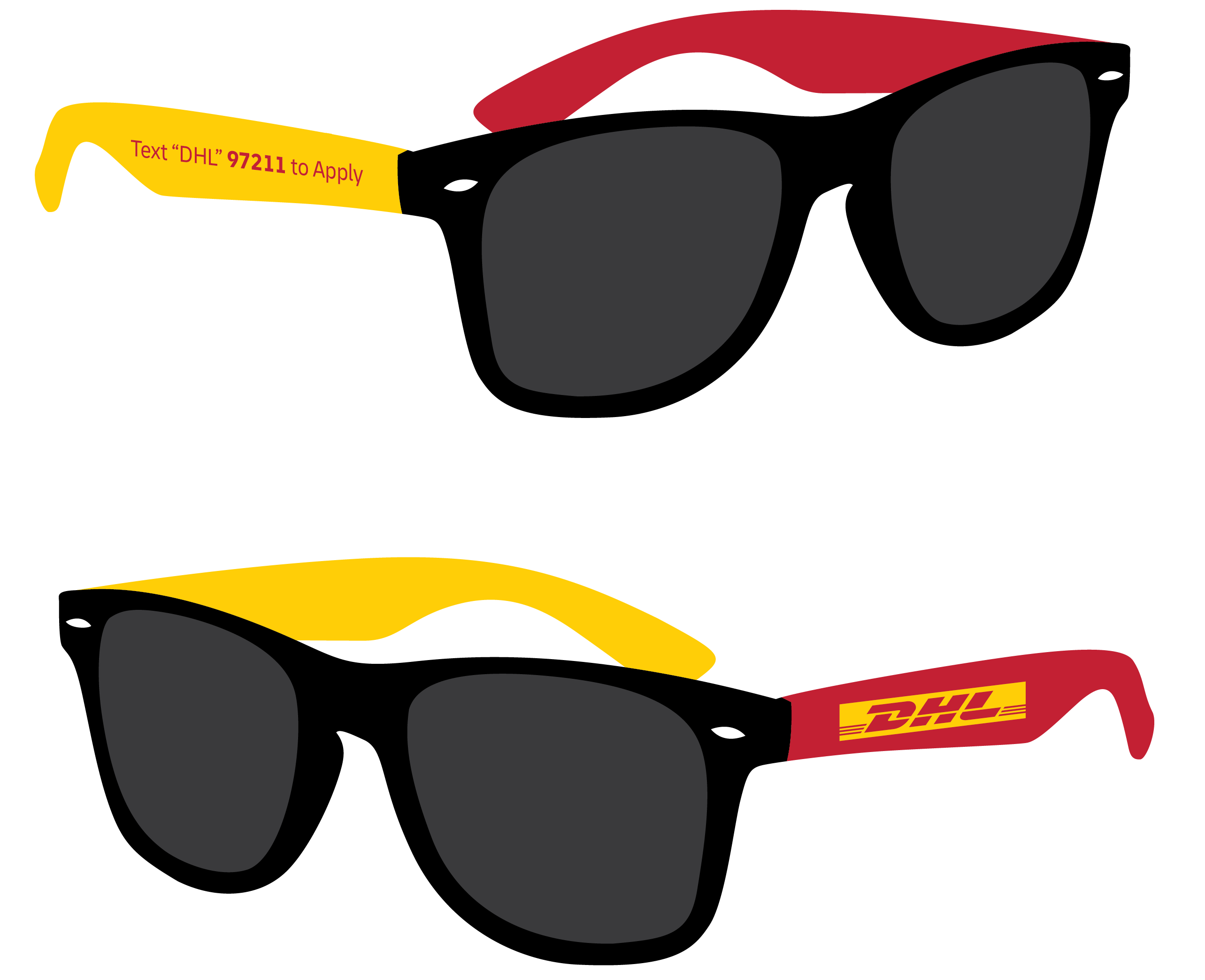 Full Custom DHL sunglasses.