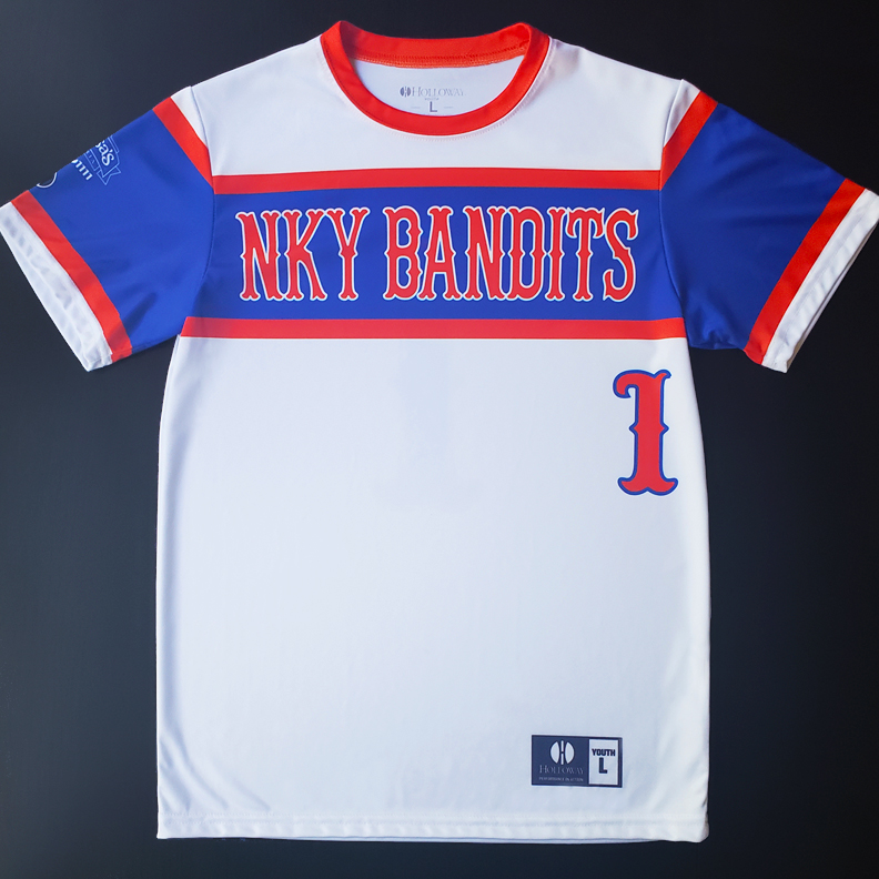 A sporty shirt with NKY Bandits printed on the front.